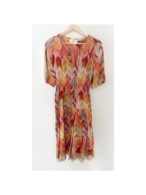 Ba&sh Anissa Cotton Printed Midi Dress